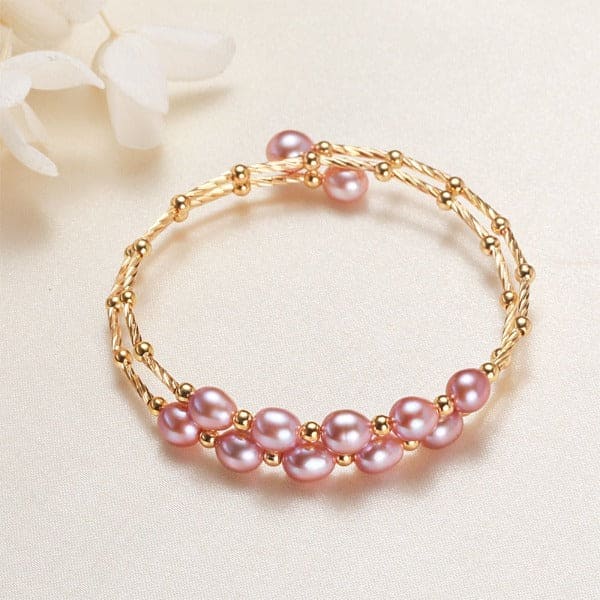 Jewelry Ethnic Style Bracelet Baroque Jewelry Freshwater Pearl Bracelet Female