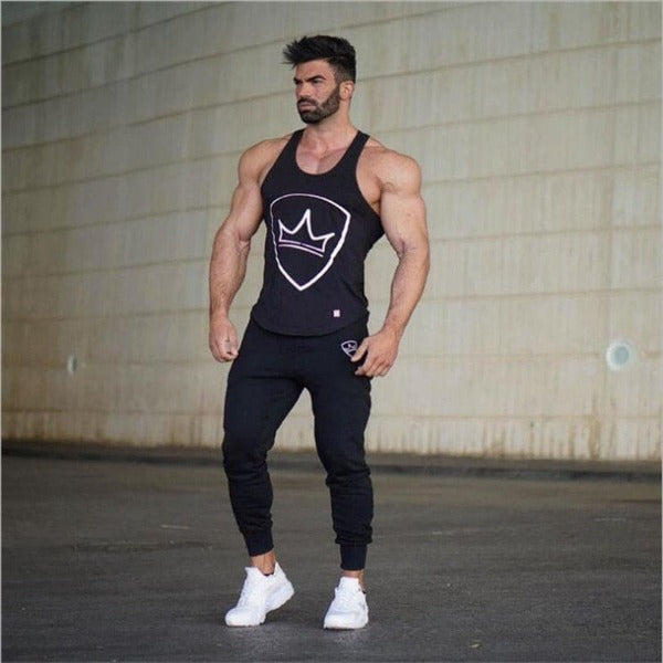 Men Joggers Sweatpants Men Joggers Trousers Sporting Clothing The high quality Bodybuilding Pants/Sweat-absorbent and breathable bottoming vest Media 