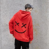 Suppliers Usa Men Hoodies Sweatshirts Smile Print Headwear Hoodie Hip Hop Streetwear Clothing Media 