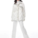 Senior Sense Of Short Celebrity Cilantro Cotton Jacket Female Winter New Niche Design Sense Jacket 