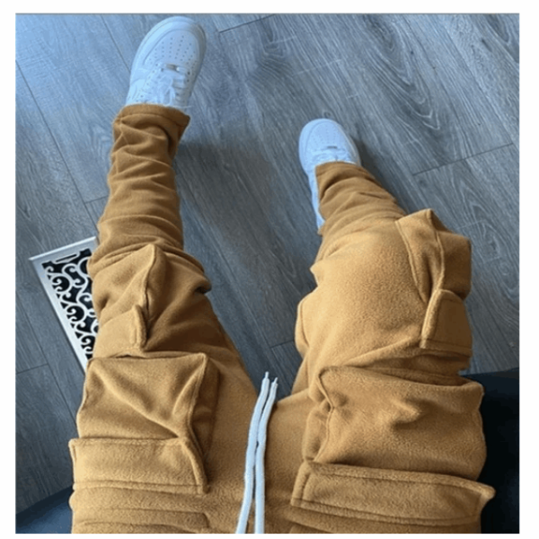 European And American Style Three-dimensional Bag Tide Brand Men's Sports Casual Pants - Fashionlinko
