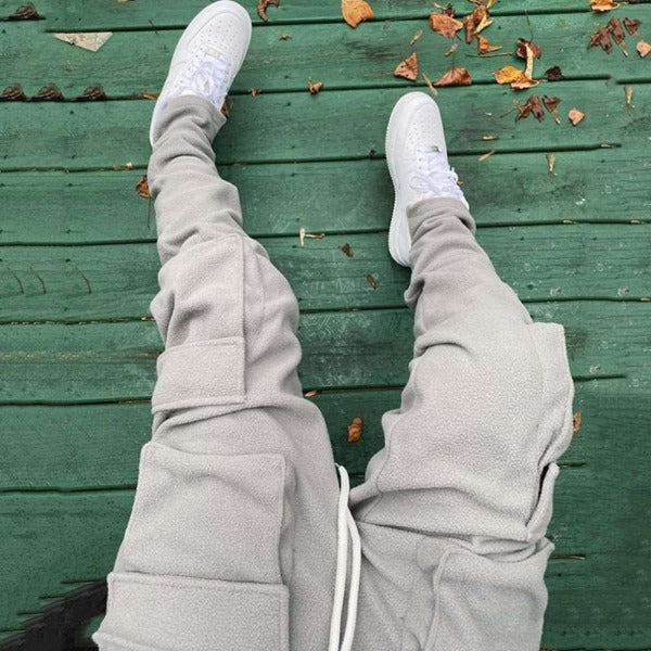 European And American Style Three-dimensional Bag Tide Brand Men's Sports Casual Pants - Fashionlinko