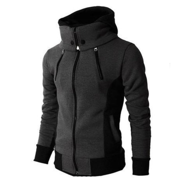 Men's High-Necked Hooded Jacket fashionlinko.com 