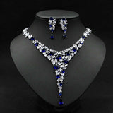 product information Colorful Zircon Wedding Jewelry Set - Fashionlinko