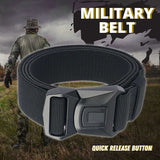 Quick Button Release Buckle Military Belt Strap Tactical Waistband Belts For MEN - Fashionlinko