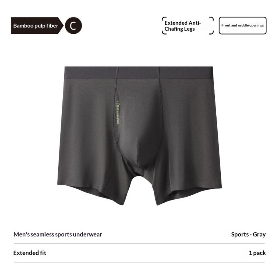 Men's lightweight ice silk boxer briefs.