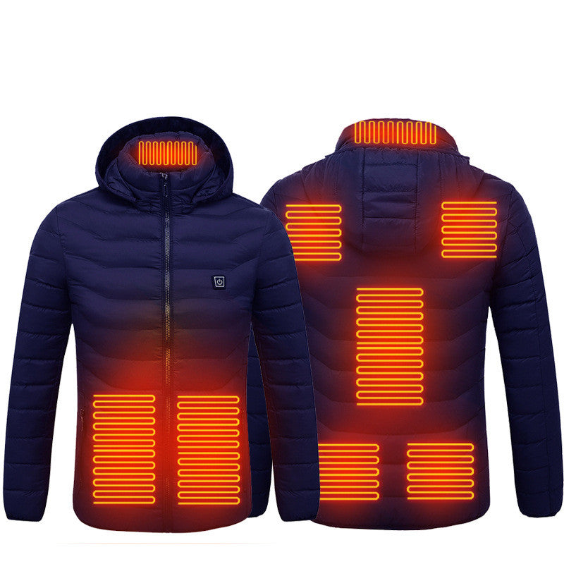 New Heated Jacket Coat USB Electric Jacket Cotton Heater Thermal Clothing Heating Vest - Fashionlinko.com