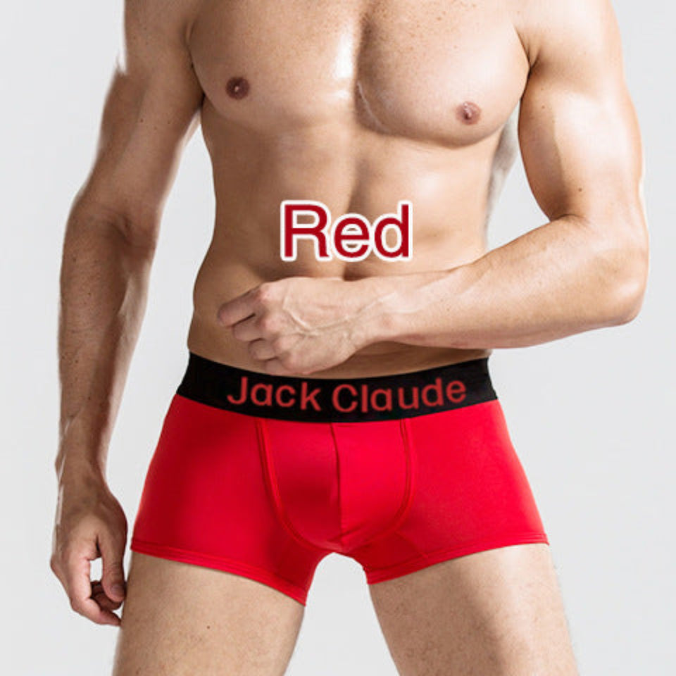 Men's black boxer briefs with breathable stretch fabric, supportive fit, and soft waistband for everyday comfort.