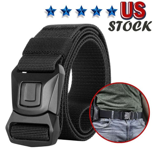 Quick Button Release Buckle Military Belt Strap Tactical Waistband Belts For MEN - Fashionlinko