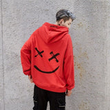 Suppliers Usa Men Hoodies Sweatshirts Smile Print Headwear Hoodie Hip Hop Streetwear Clothing Media 