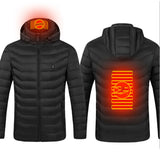 New Heated Jacket Coat USB Electric Jacket Cotton Heater Thermal Clothing Heating Vest - Fashionlinko.com