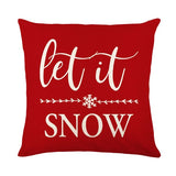 Christmas Pillow Cover Festive Linen - Fashionlinko