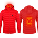 New Heated Jacket Coat USB Electric Jacket Cotton Heater Thermal Clothing Heating Vest - Fashionlinko.com