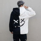 Suppliers Usa Men Hoodies Sweatshirts Smile Print Headwear Hoodie Hip Hop Streetwear Clothing Media 