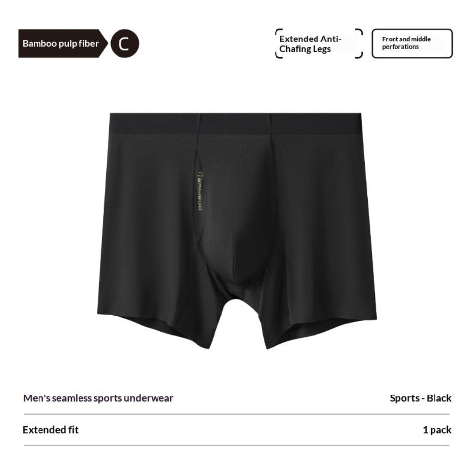 Men's lightweight ice silk boxer briefs.