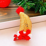 Christmas female festive antler hat hairpin - Fashionlinko