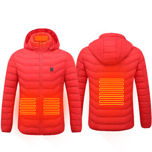 New Heated Jacket Coat USB Electric Jacket Cotton Heater Thermal Clothing Heating Vest - Fashionlinko.com