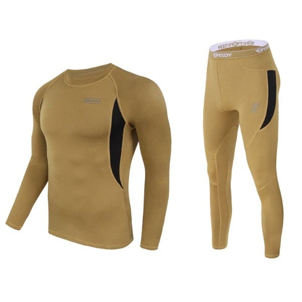 winter Top quality new thermal underwear men underwear sets compression fleece sweat quick drying thermo underwear men clothing Media 