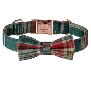 Christmas Dog Collar Rose Gold Buckle - Fashionlink