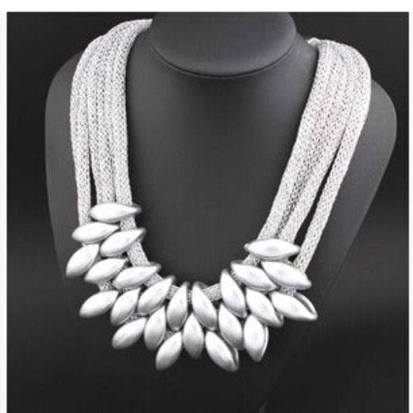 Multi layer woven tassel women's necklace jewelry Media 