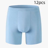 Men's breathable cotton boxer briefs for sports and everyday comfort.