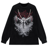 Y2k Gothic Punk Style Men T Shirt Clothes Harajuku Oversized T-shirt Top Tee High Street Hipster Summer Streetwear Anime Clothes