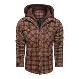 Men Warm Jacket Fleece Thick Autumn Winter Detachable Hoodies Jackets Men Slim Fit Men Clothing fashionlinko.com