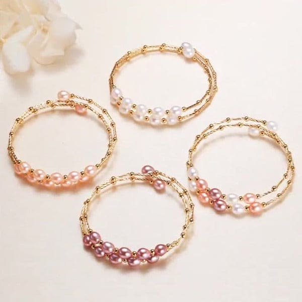 Jewelry Ethnic Style Bracelet Baroque Jewelry Freshwater Pearl Bracelet Female