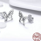 925 Sterling Silver Butterfly Rings