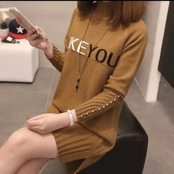 new autumn warm nice sweater winter Fashion women Fashion Casual warm nice sweater - Fashionlinko.com