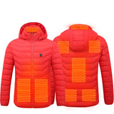 New Heated Jacket Coat USB Electric Jacket Cotton Heater Thermal Clothing Heating Vest - Fashionlinko.com