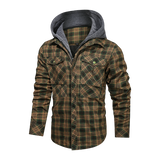 Men Warm Jacket Fleece Thick Autumn Winter Detachable Hoodies Jackets Men Slim Fit Men Clothing fashionlinko.com