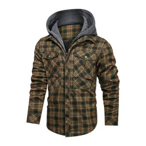 Men Warm Jacket Fleece Thick Autumn Winter Detachable Hoodies Jackets Men Slim Fit Men Clothing fashionlinko.com