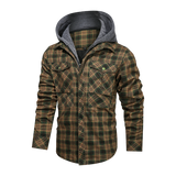 Men Warm Jacket Fleece Thick Autumn Winter Detachable Hoodies Jackets Men Slim Fit Men Clothing fashionlinko.com