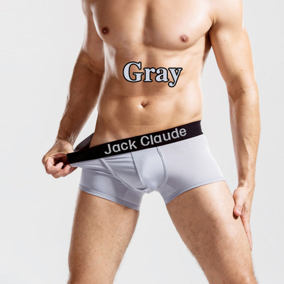 Men's black boxer briefs with breathable stretch fabric, supportive fit, and soft waistband for everyday comfort.