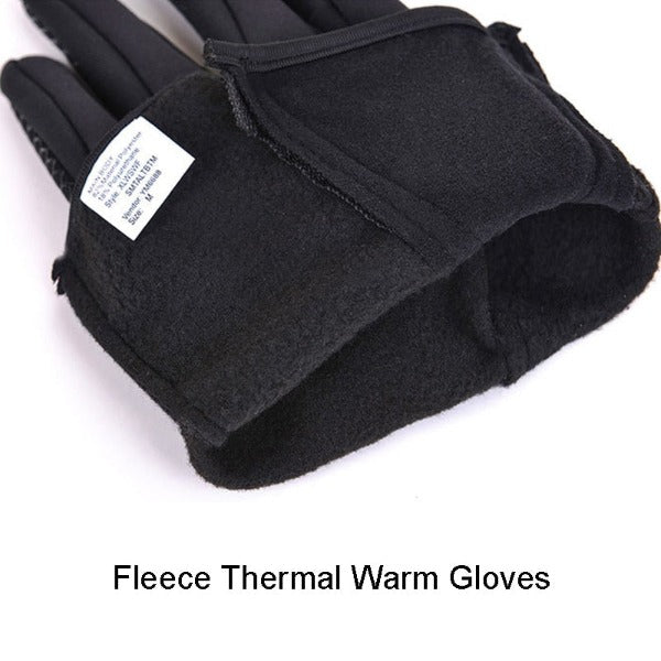 Touch Screen Windproof Outdoor Sport Gloves,Men Women Winter Fleece Thermal Warm Running Gloves,Anti-slip Cycling Gloves Media 