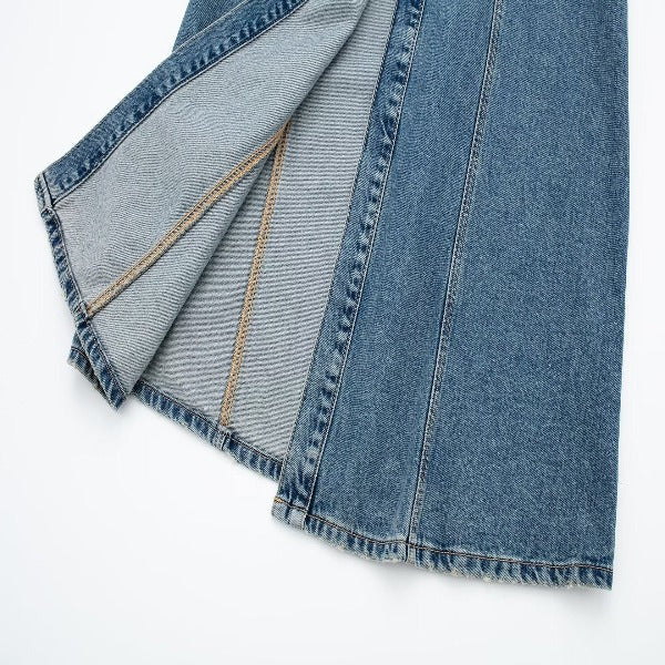 Female Sleeveless Denim Dress Media 