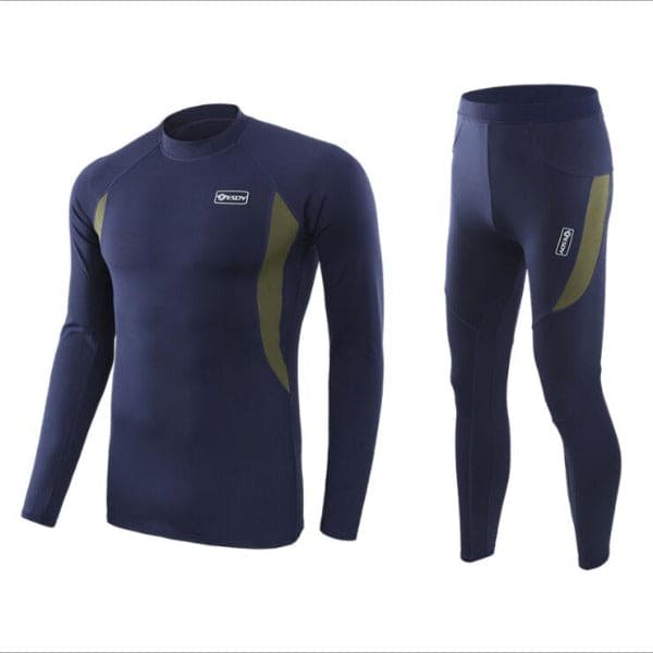 winter Top quality new thermal underwear men underwear sets compression fleece sweat quick drying thermo underwear men clothing 