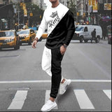 Men's 2 piece set trousers tracksuit fashionlinko.com