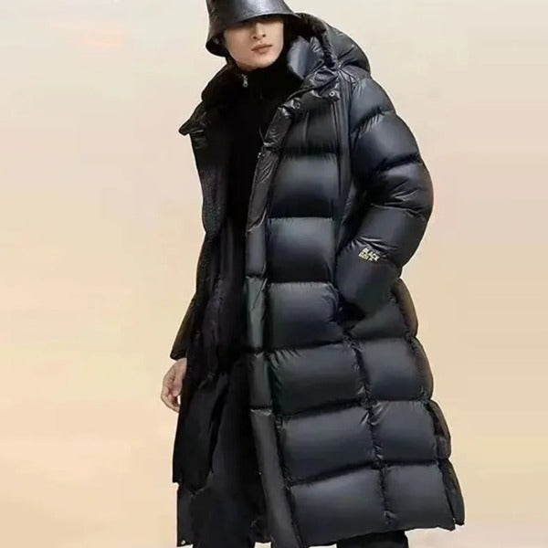 Winter coats Black Long Hooded - Fashionlinko.com