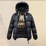 Winter coats Black Long Hooded - Fashionlinko.com