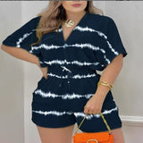 Jumpsuit Women 2023 summer Fashion Batwing Sleeve Shirred Waist Casual Plain V-Neck Short Sleeve Above Knee Romper Street Wear fashionlinko.com