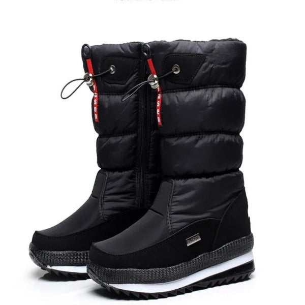 Women Snow boots Platform Winter Boots Thick Plush Water Proof No-slip boots Fashion Women winter Shoes warm Fur Botas mujer - Fashionlinko.com