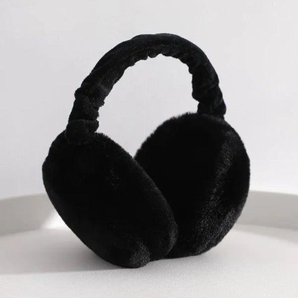 Soft plush Ear warmers winter warm for Women men Fashion solid color Earflap outdoor cold protection Earmuffs Ear Cover - Fashionlinko.com