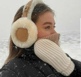 Plush Ear Muffs Warmer Foldable Ear Cover for Women men winter warm Earflaps Outdoor Cold Protection cold Protection Earmuffs Ear Cover Fashion Fashionlinko.com