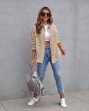 Fashion Ripped Shirt Jacket Female Autumn And Spring Casual Tops Womens Clothing fashionlinko.com