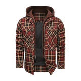 Men Warm Jacket Fleece Thick Autumn Winter Detachable Hoodies Jackets Men Slim Fit Men Clothing fashionlinko.com