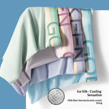Men's breathable ice silk boxer briefs with lightweight, comfortable fit.