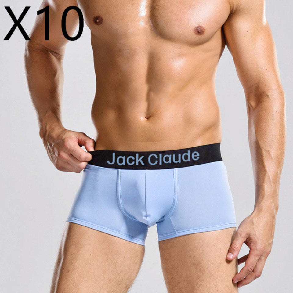 Men's black boxer briefs with breathable stretch fabric, supportive fit, and soft waistband for everyday comfort.