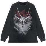 Y2k Gothic Punk Style Men T Shirt Clothes Harajuku Oversized T-shirt Top Tee High Street Hipster Summer Streetwear Anime Clothes